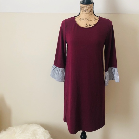 Pleione Dresses & Skirts - Burgundy dress